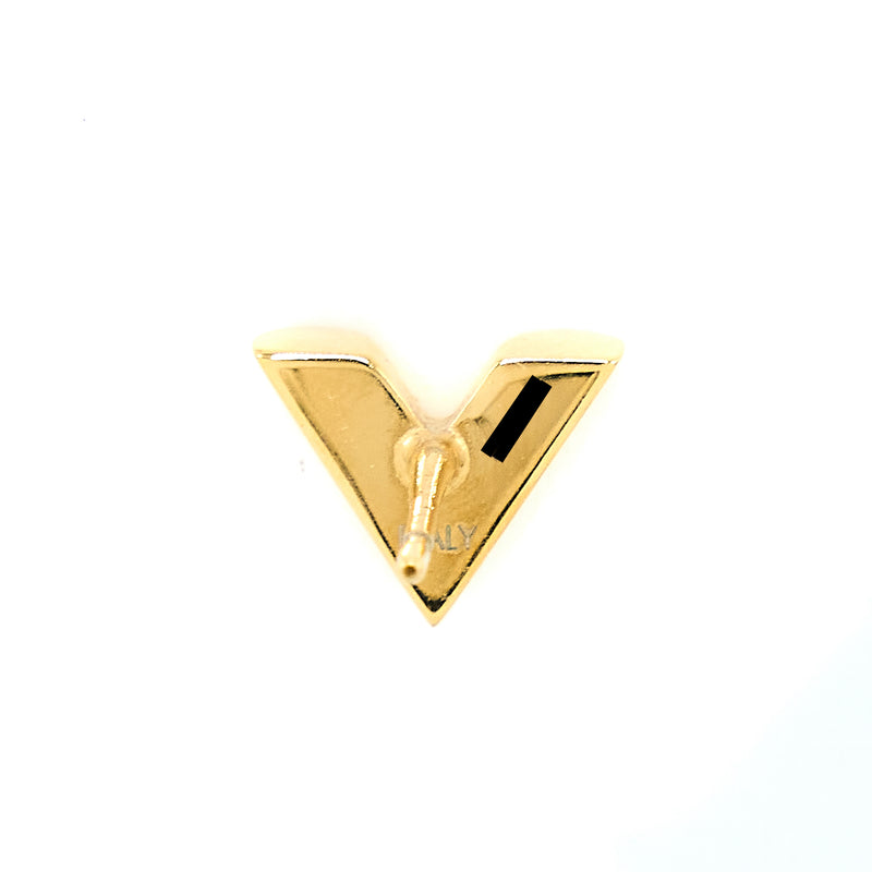 Essential v earrings Louis Vuitton Gold in Metal - 35598455