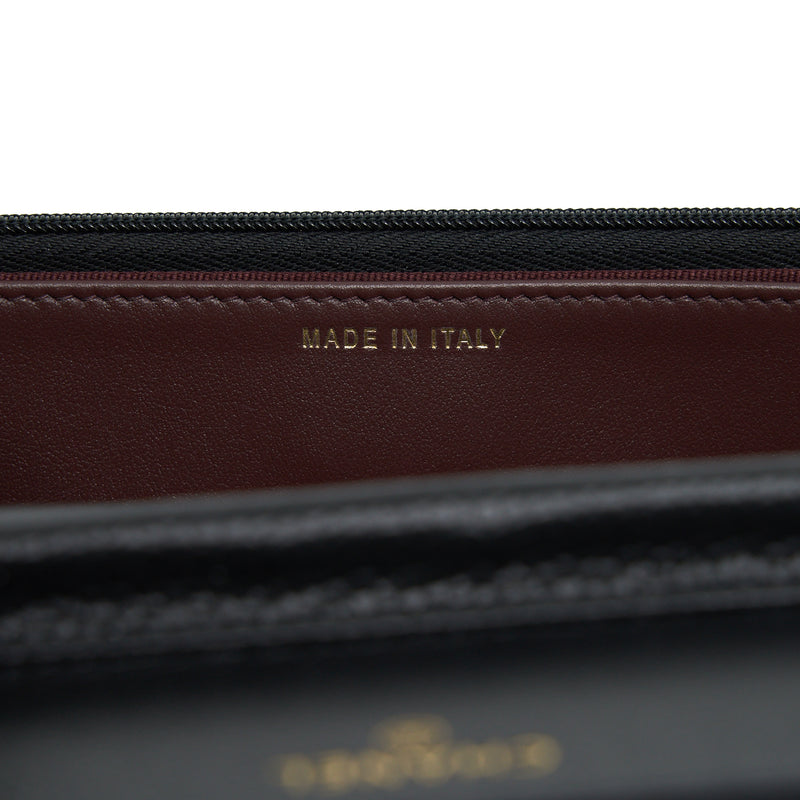 Chanel Class Wallet On Chain Caviar Black GHW (Microchip)