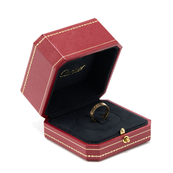 Cartier Size 49 Love Ring Rose Gold