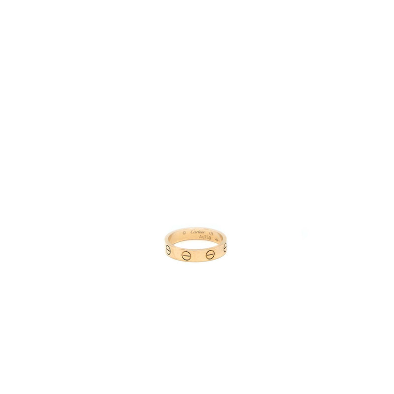 Cartier Size 49 Love Ring Rose Gold