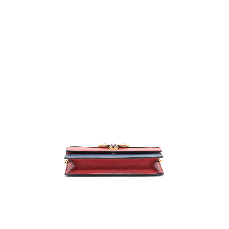 Gucci Bee Margaret Multicolour Wallet On Chain