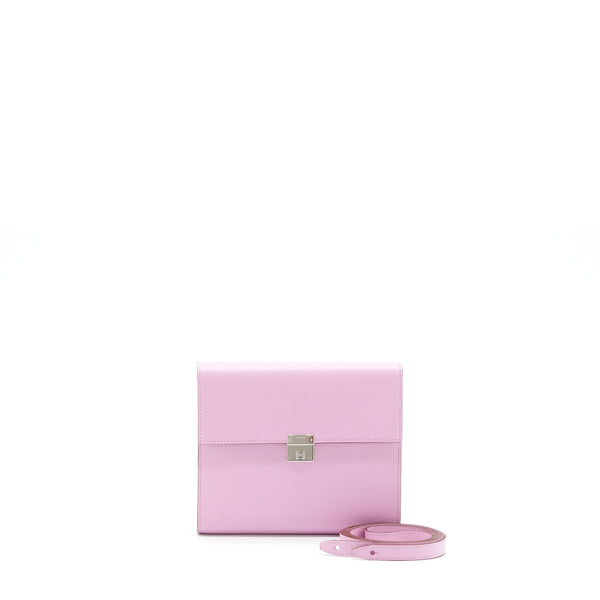 Hermes Clic 16 Wallet Mysore X9 Mauve Sylvestre SHW Stamp U