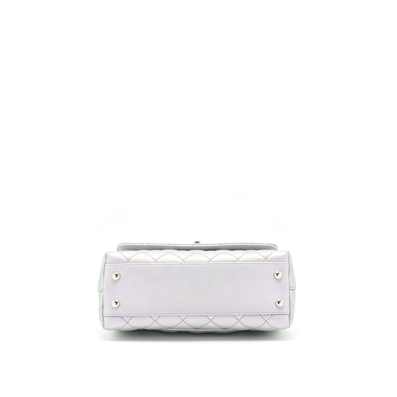 Chanel 21k small coco handle 24cm Lilac rainbow hardware