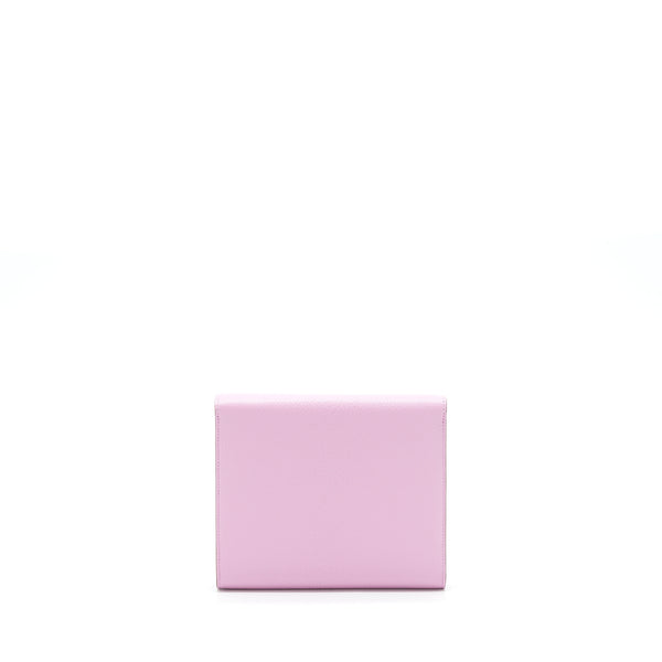 Hermes Clic 16 Wallet Mysore X9 Mauve Sylvestre SHW Stamp U