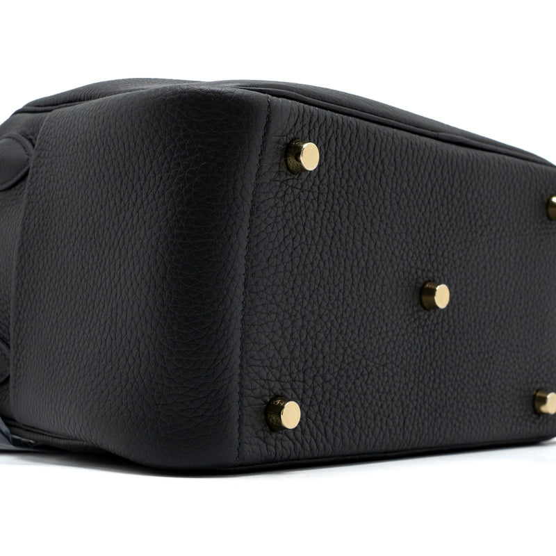 Hermes Lindy 26 Clemence Black GHW Stamp U