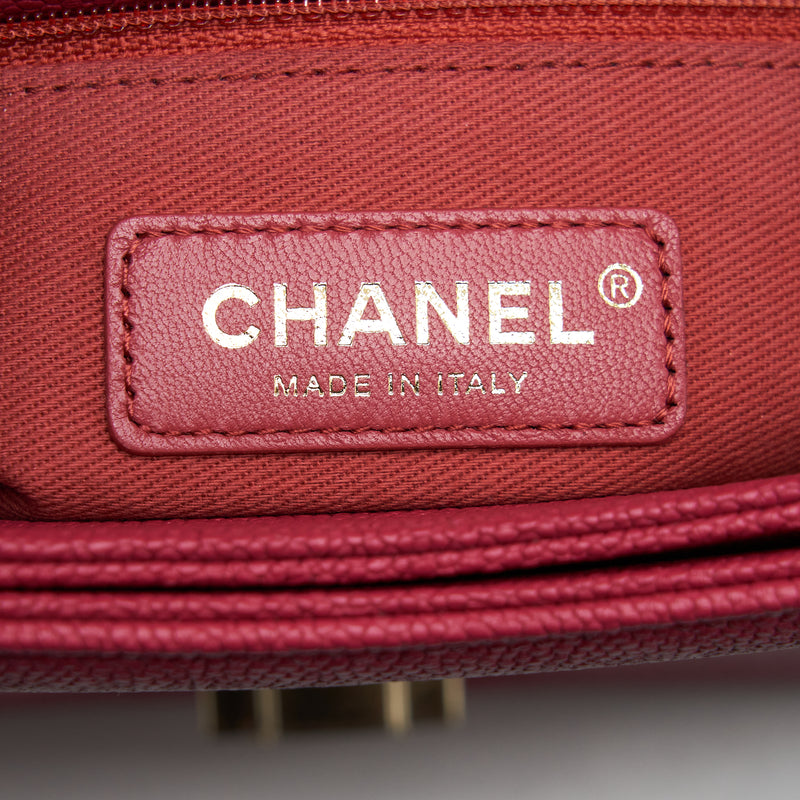 Chanel Seasonal Messenger Crossbody Bag Caviar Pink LGHW