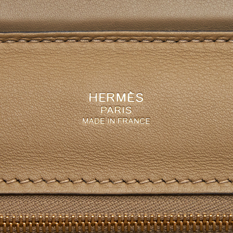 Shop HERMES Hermes 24/24 21 mini Etoupe GHW Evercolor /Swift by Kenista