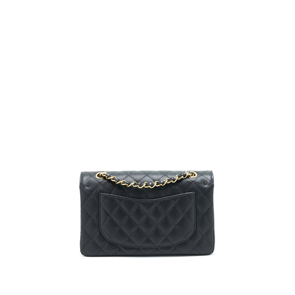 Chanel Small Classic Double Flap Caviar Black GHW (Microchip)