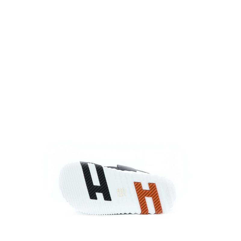 Hermes Size 38 Electric Sandals Nappa Black/White