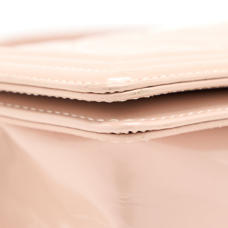 Chanel Small Boy Bag Patent Leather Light Pink LGHW