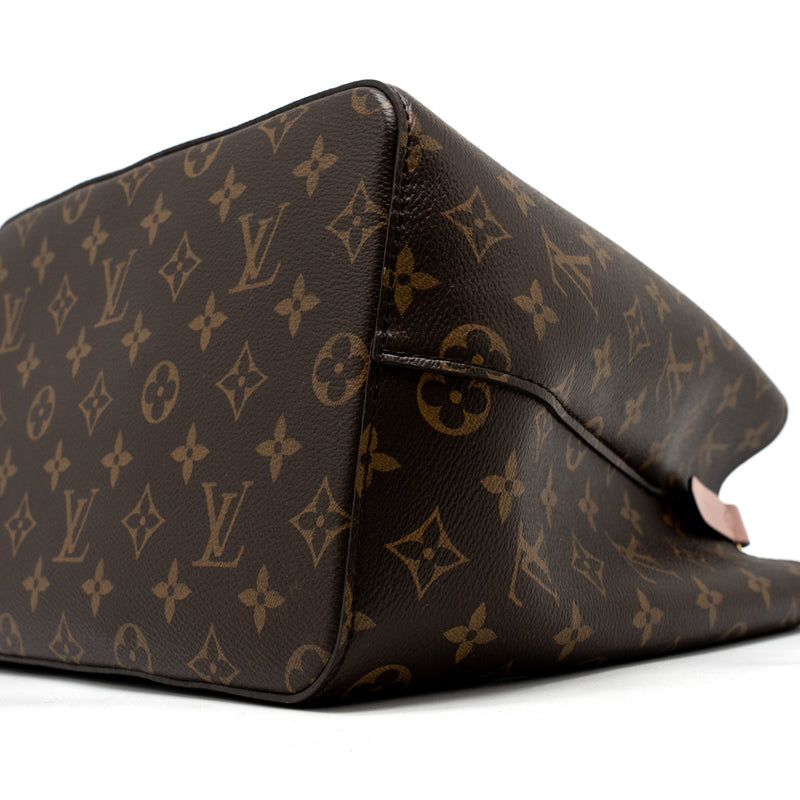 Louis Vuitton NeoNoe mm Rose Poudre Brown Monogram Canvas Shoulder Bag