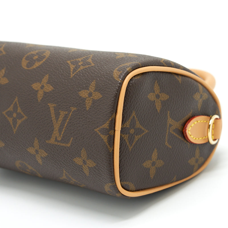 Louis Vuitton Nano Speedy New Version Monogram Canvas GHW