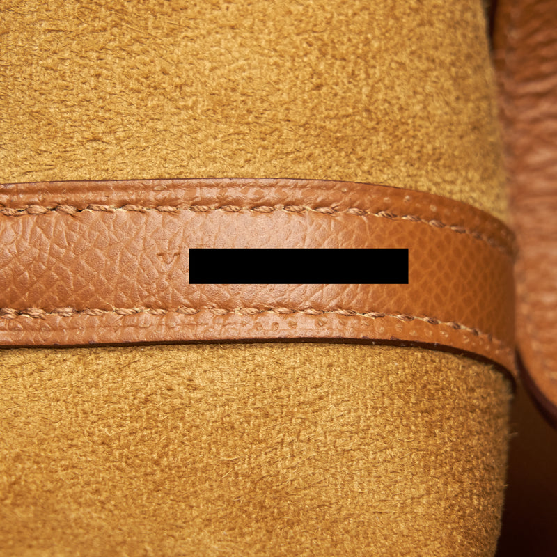 Hermes Picotin18 Lock Bag Gold / Bleu De Nord/ Rouge H Epsom SHW