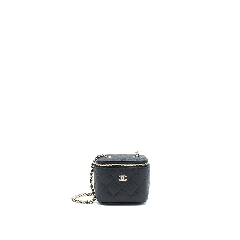 Chanel Mini Vanity Caviar In Black LGHW