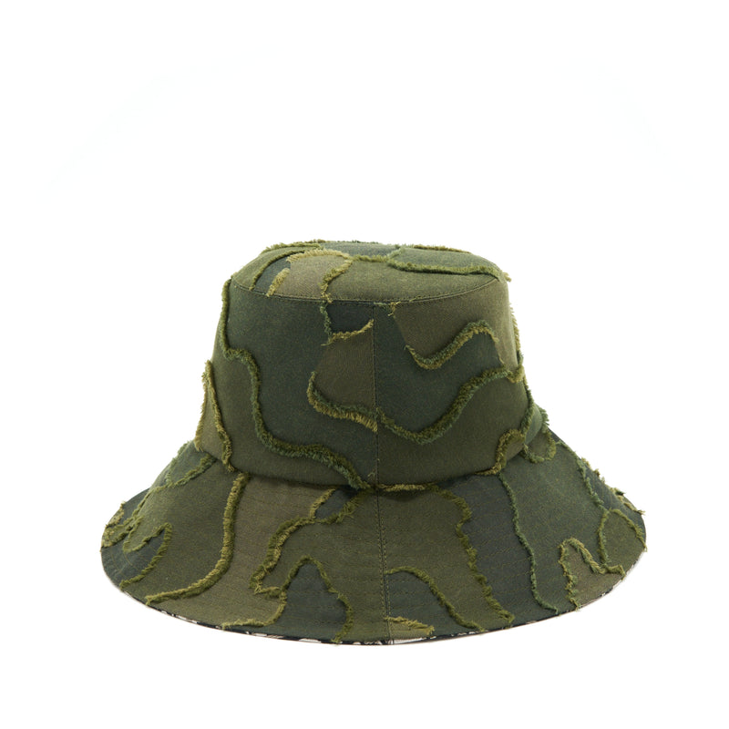 Dior Size 57 Camouflage Oblique Bucket Hat