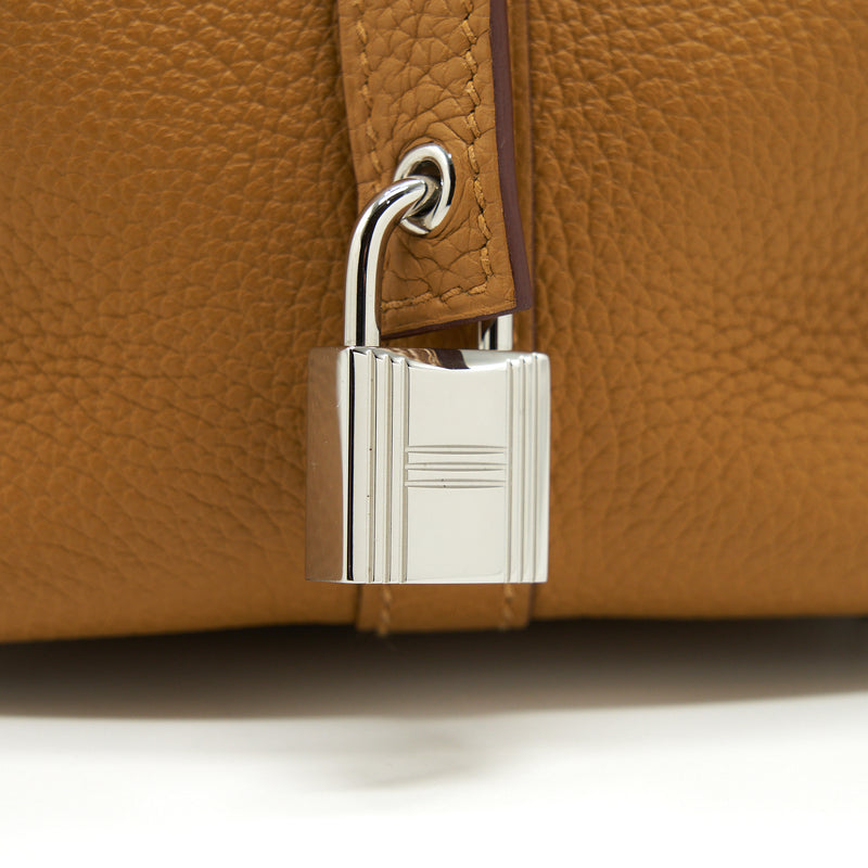 Hermes Picotin 18 Lock Bag Taurillon Maurice Sesame SHW Stamp Y