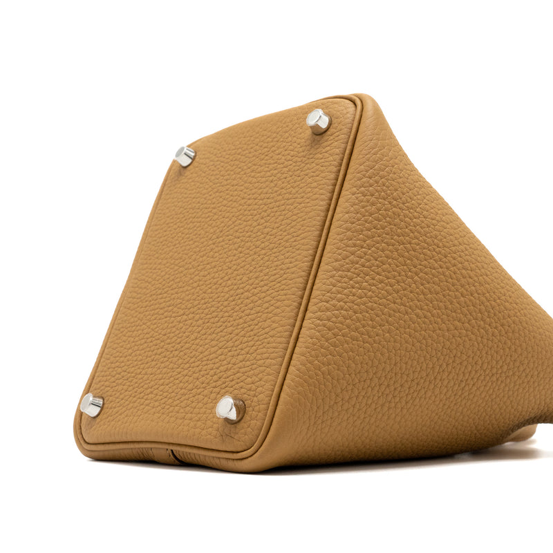 Hermes Picotin 18 Clemence Biscuit SHW Stamp U