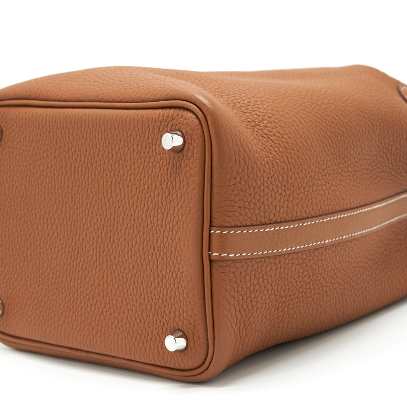 Hermes Picotin 18 Clemence Gold SHW Stamp Z