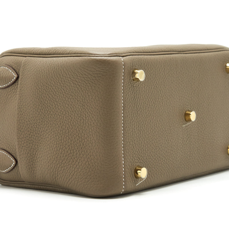 Hermes Lindy 26 Clemence Etoupe GHW Stamp Z