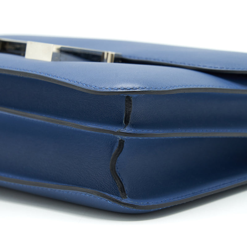 Hermes Constance 24 Swift R2 Blue Agate SHW Stamp X
