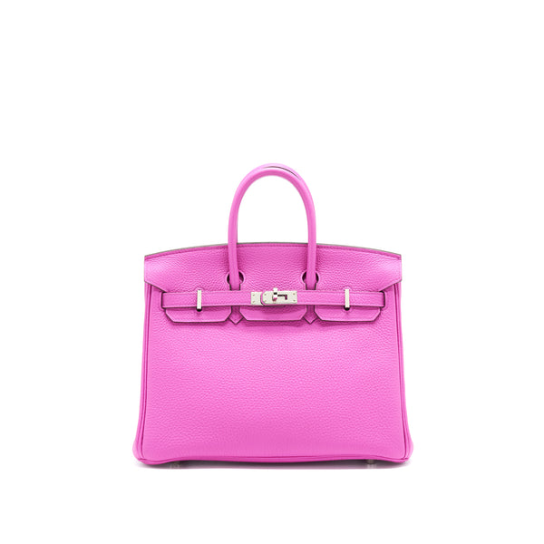 Hermes Birkin 25 Magnolia With SHW Stamp C