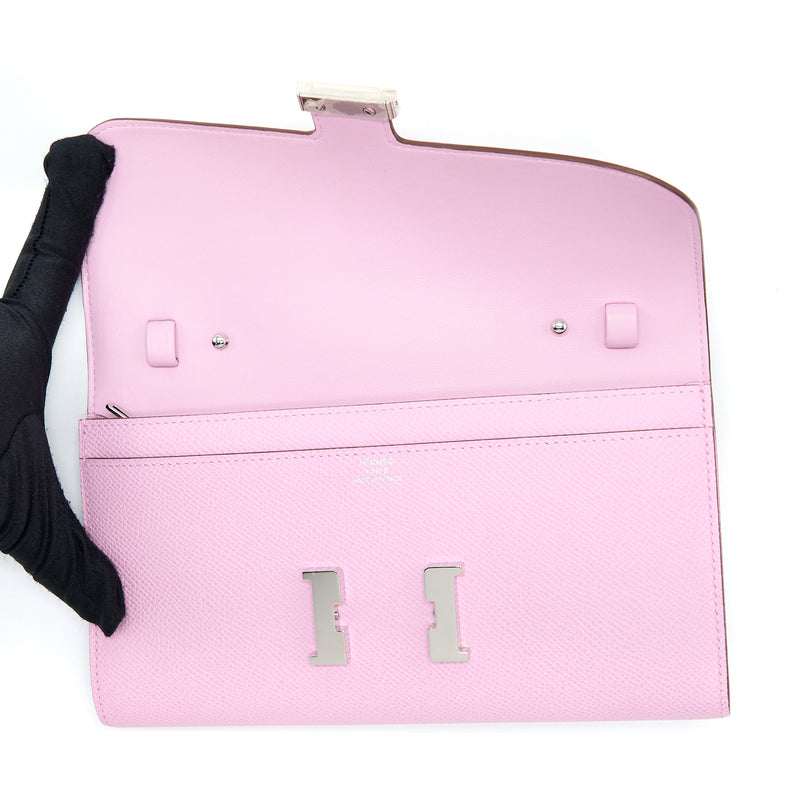 Hermes Constance To Go Epsom X9 Mauve Sylvestre SHW Stamp Z