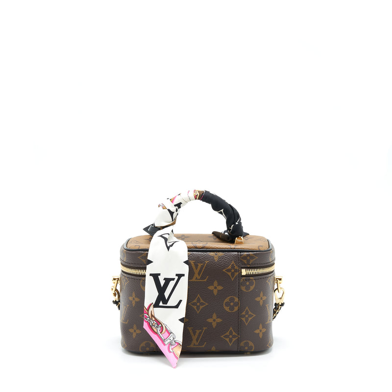 Louis Vuitton Vanity PM Monogram Canvas year 2021 With An Extra Twilly