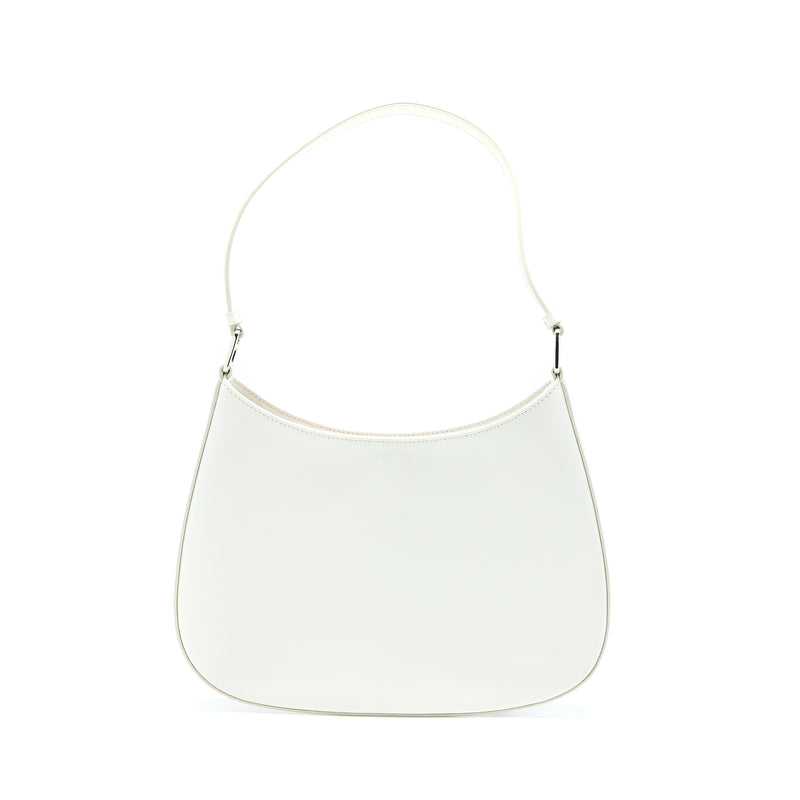 Prada Cleo Bag Calfskin White SHW