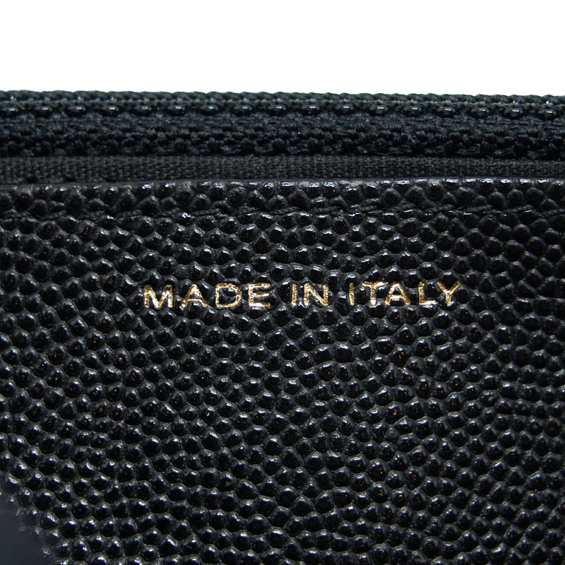 Chanel Boy Wallet On Chain Caviar Black LGHW