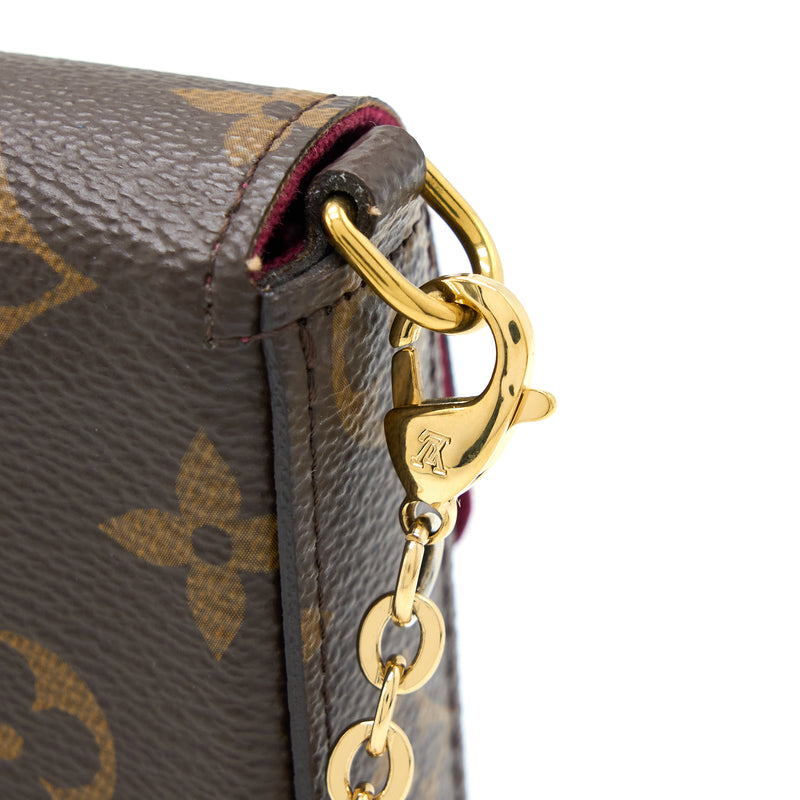 Louis Vuitton Felicie Pochette Monogram Canvas GHW