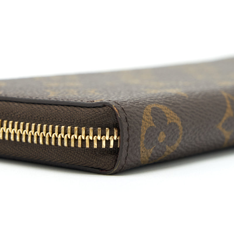 Louis Vuitton Clemence Long Wallet Monogram Canvas Fuchsia