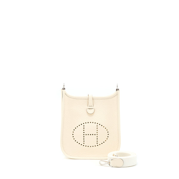 Hermes Mini Evelyne Clemence Nata SHW Stamp U