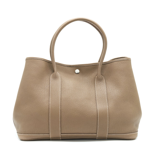 Hermes Garden Party 36 Etoupe SHW Stamp Square P