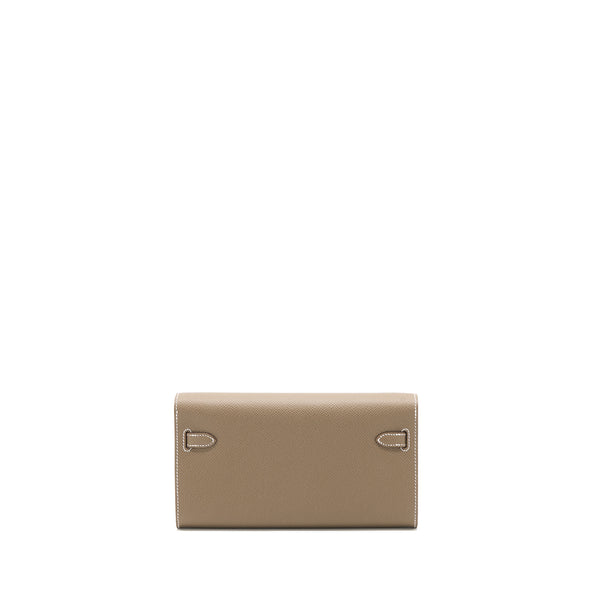 Hermes Kelly To Go Epsom Etoupe SHW Stamp U
