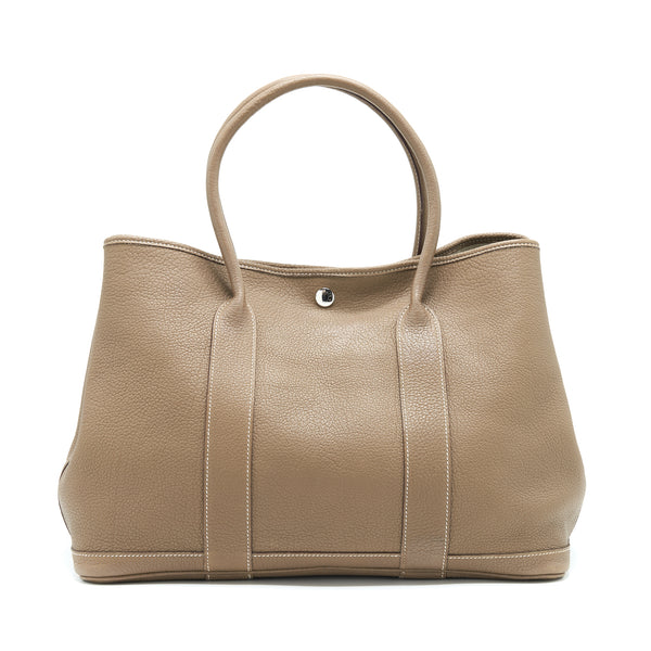 Hermes Garden Party 36 Etoupe SHW Stamp Square P