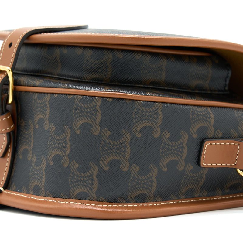 Celine Folco Medium Triomphe Canvas Bag GHW