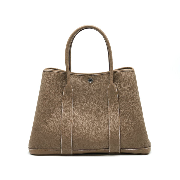 Hermes Garden Party 36 Etoupe SHW Stamp Y