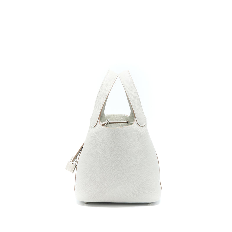 Hermes Picotin 18 Lock Bag 80 Gris Perle SHW Stamp U