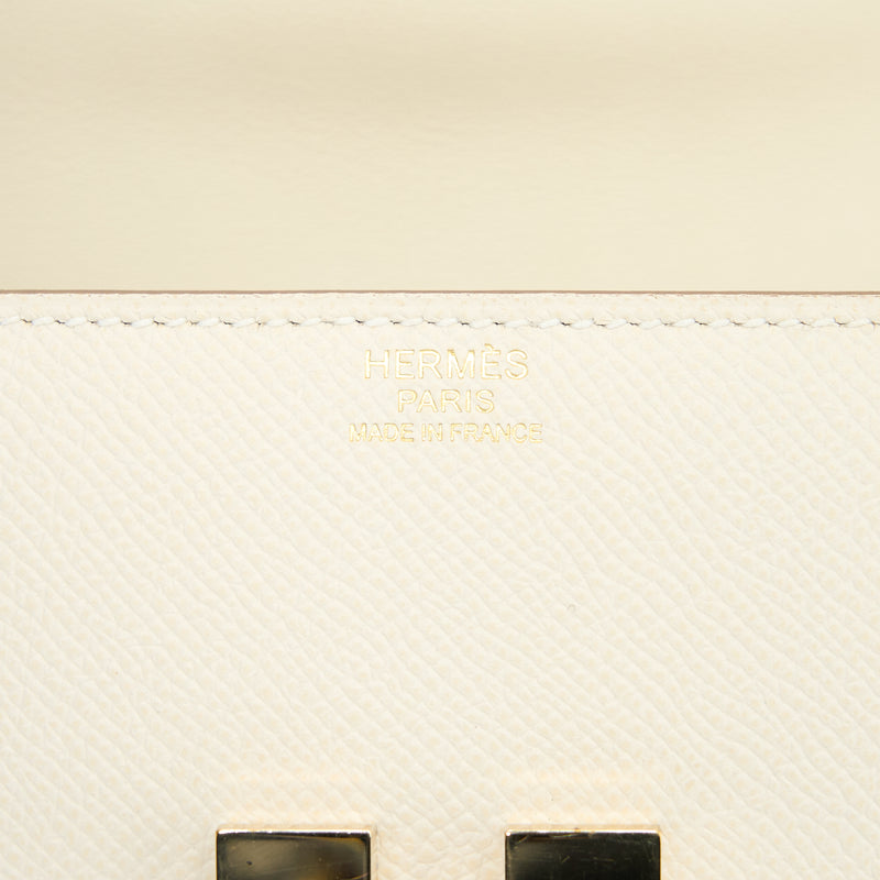Hermes Mosaique 24 Mini Epsom Carie GHW Stamp Z