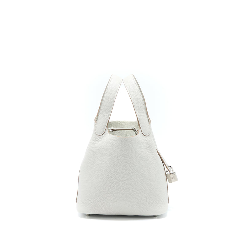 Hermes Picotin 18 Lock Bag 80 Gris Perle SHW Stamp U