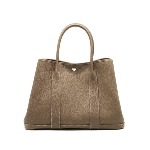 Hermes Garden Party 36 Etoupe SHW Stamp Y