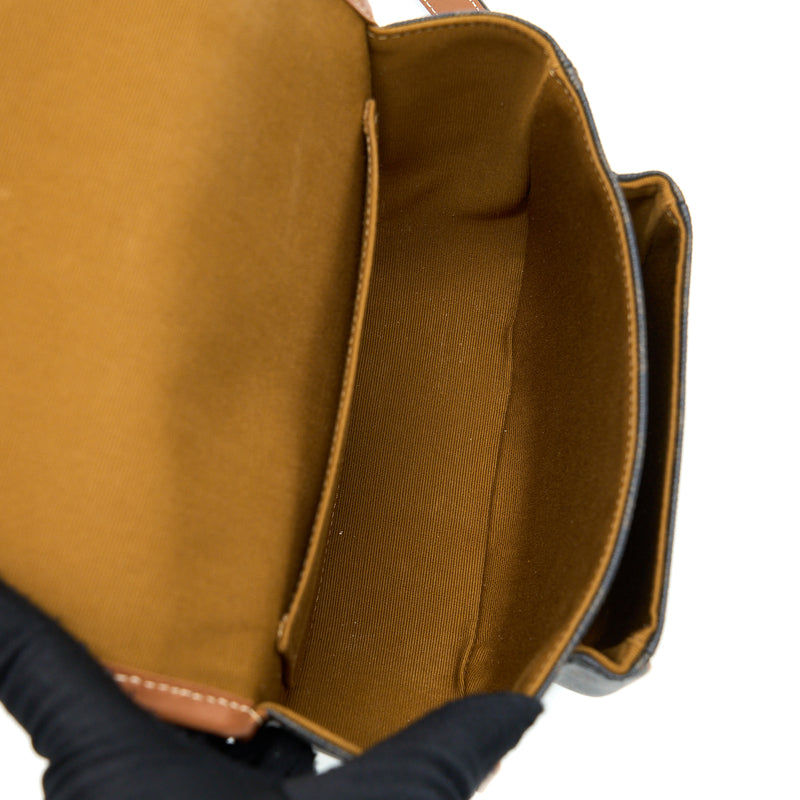 Celine Folco Medium Triomphe Canvas Bag GHW