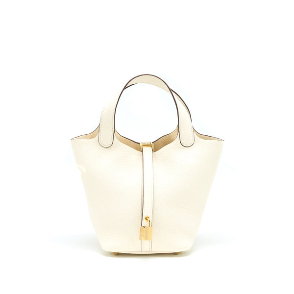 Hermes Picotin 18 Lock Bag Nata GHW Stamp Z