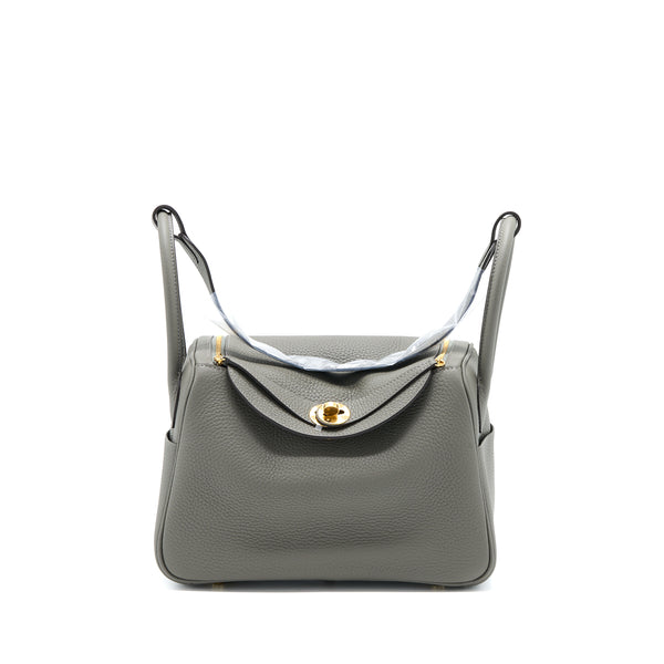 Hermes Lindy 26 Clemence 0L Gris Meyer GHW Stamp U