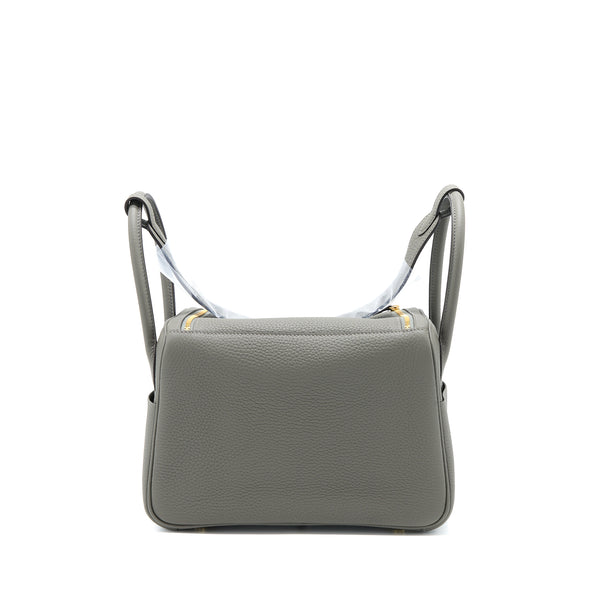 Hermes Lindy 26 Clemence 0L Gris Meyer GHW Stamp U