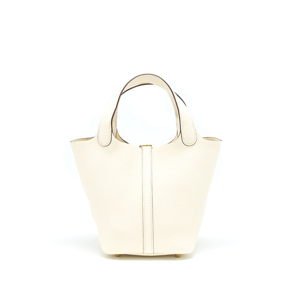 Hermes picotin 18 lock Bag nata GHW stamp Z