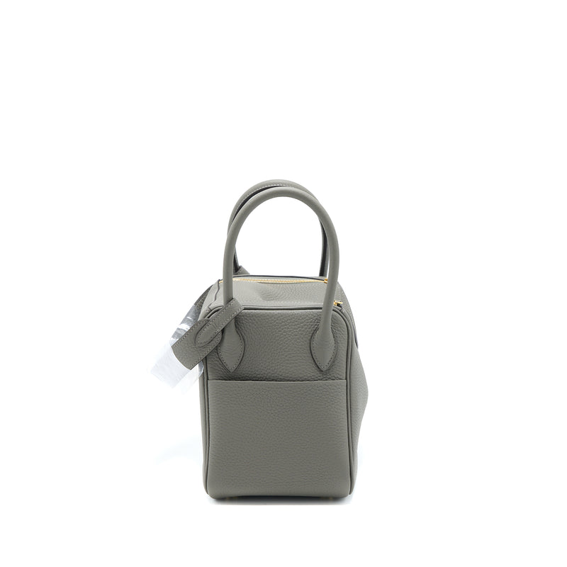 Hermes Lindy 26 Clemence 0L Gris Meyer GHW Stamp U