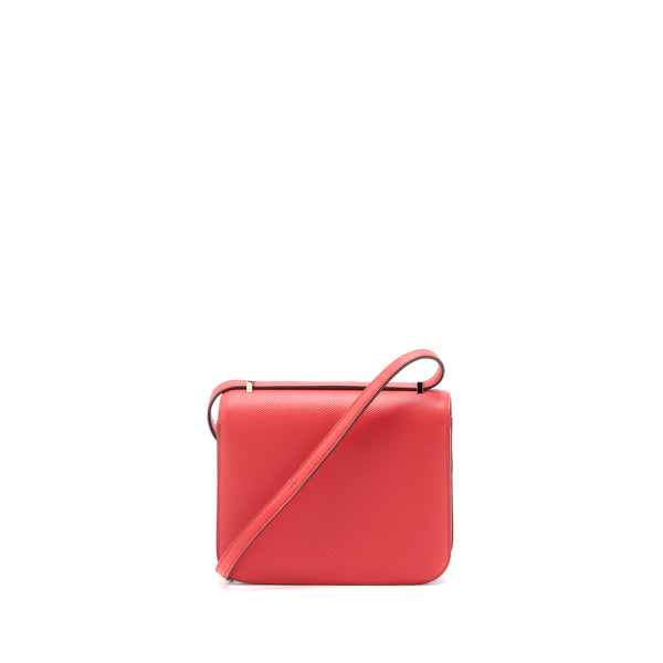 Hermes Mini Constance Epsom S5 Rouge Tomate SHW Stamp A