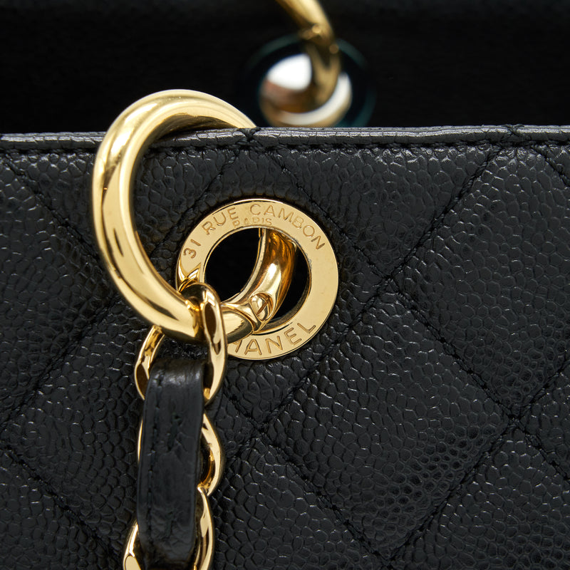 Chanel Grand Shopping Tote Bag Caviar Black GHW