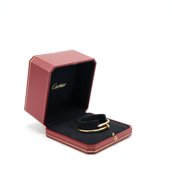 Cartier Size 17 Bracelet Juste Un Clou Yellow Gold